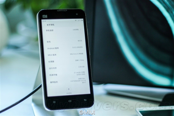 小米2/S升級MIUI6 基于Android 5.0！