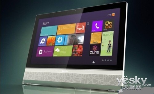 搭載Win8的跨界鋼琴<a href=/pc/aio/ target=_blank class=infotextkey>一體機</a>海爾江山帝景Q9