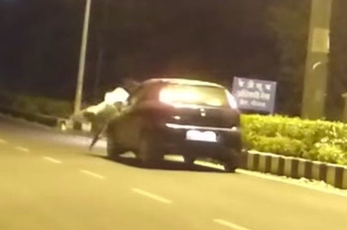 男子深夜扮鬼路上嚇人 結果悲劇了