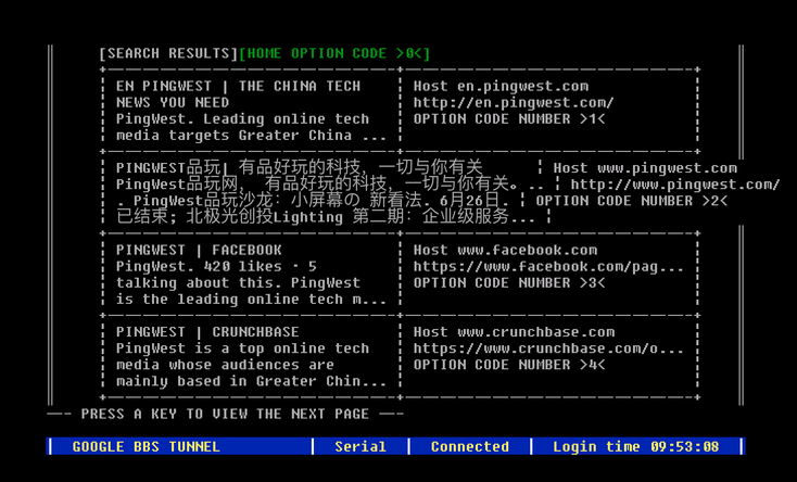 Google搜索 互聯網 80年代
