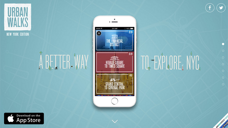 獨辟蹊徑!20個精巧走心的單頁滾動網頁設計案例