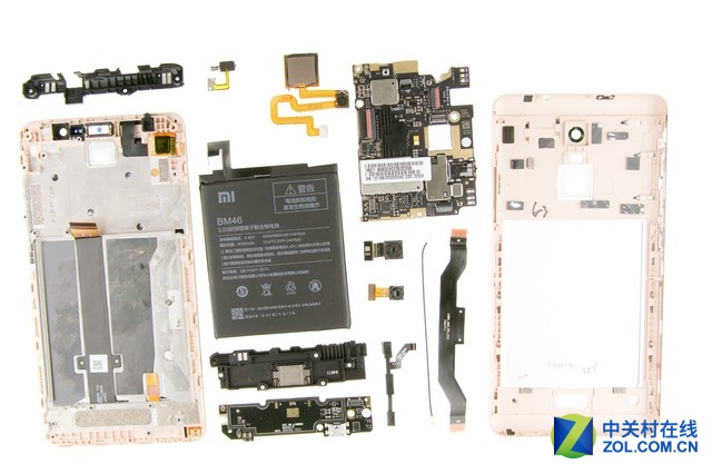 按鍵壽命堪憂 紅米Note 3深度拆解圖賞