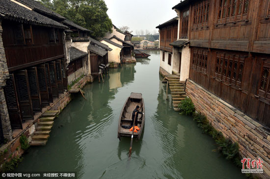 烏鎮(zhèn)景區(qū)小橋流水，靜候八方來賓。(圖片作者：李震宇)