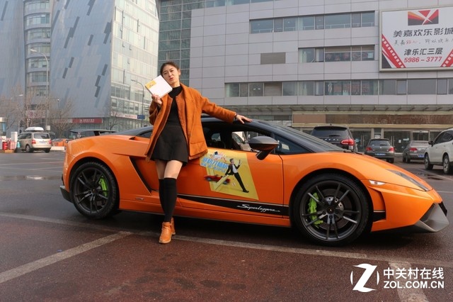 夠快！蘭博基尼載美女送vivo X6Plus  