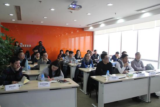 新浪創業訓練營聽課現場