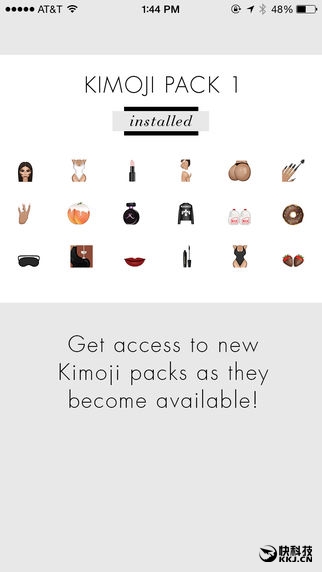 卡戴珊推了個巨臀表情:引爆蘋果App商店