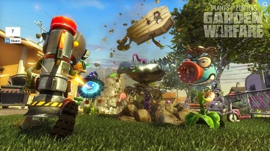 植物大戰僵尸花園戰爭之墓地模式防守