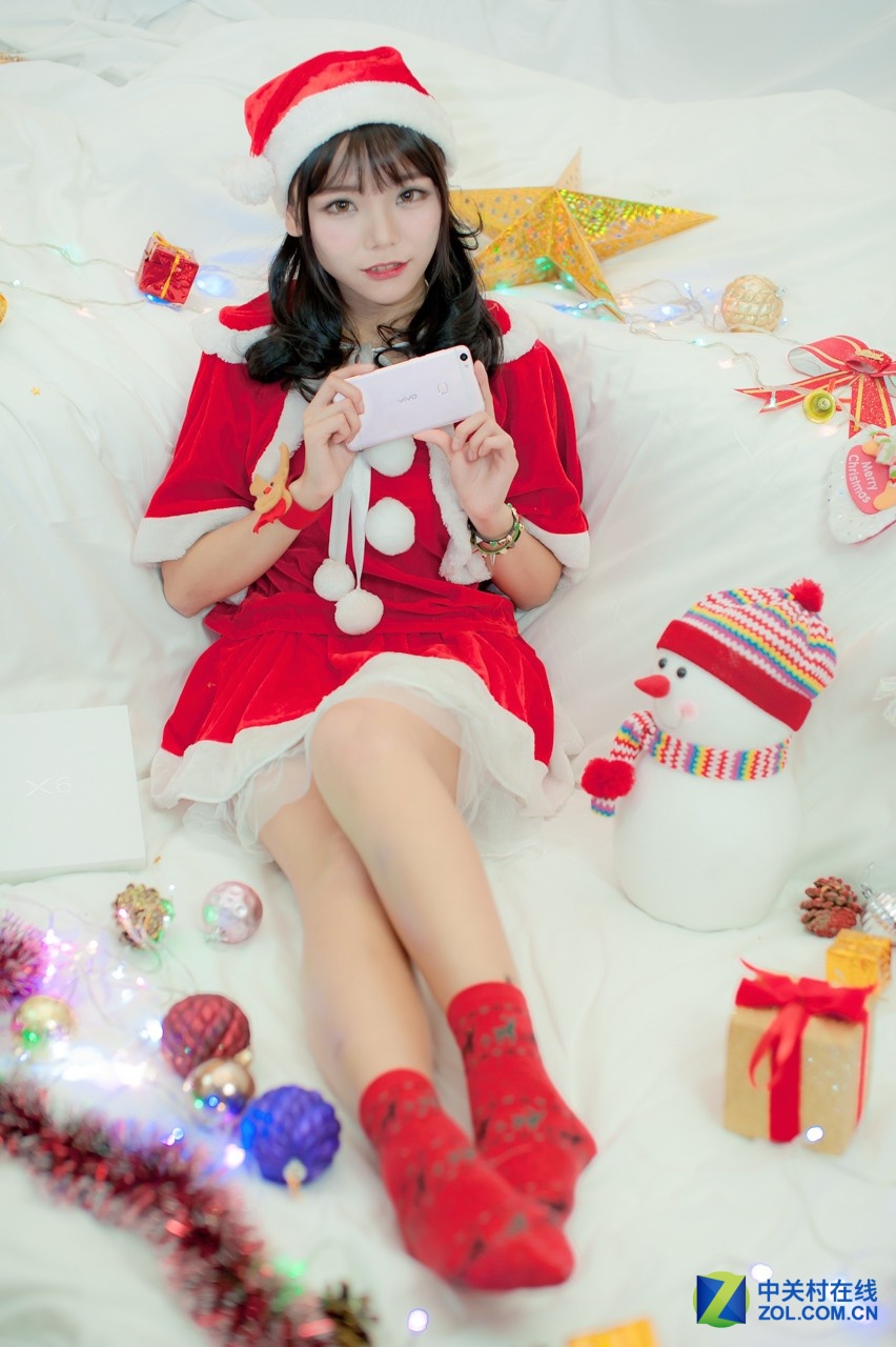 萌妹紙攜vivo X6&X6Plus陪你過圣誕