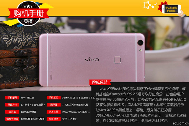 雙引擎閃充+4GB RAM vivo X6Plus購機手冊