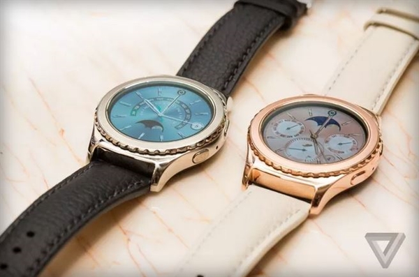 三星Gear S2發布土豪金款:全系支持iOS