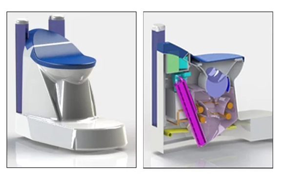 神奇 這款馬桶不用抽水 還能廢物利用