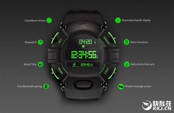 1699元!Razer也做了塊手表:還是雙屏的