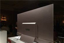 樂視CES發(fā)布超級薄電視 僅兩枚硬幣厚度