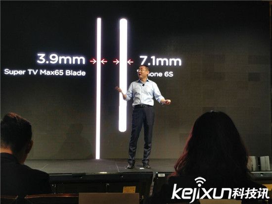 樂視CES發布超級薄電視 僅兩枚硬幣厚度