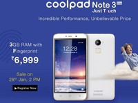 3GB內(nèi)存+指紋識別 酷派新機(jī)印度售價680元