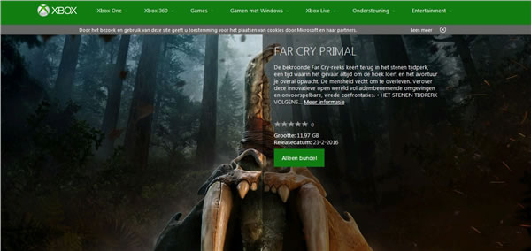 孤島驚魂原始?xì)⒙綳box One容量?jī)H12G