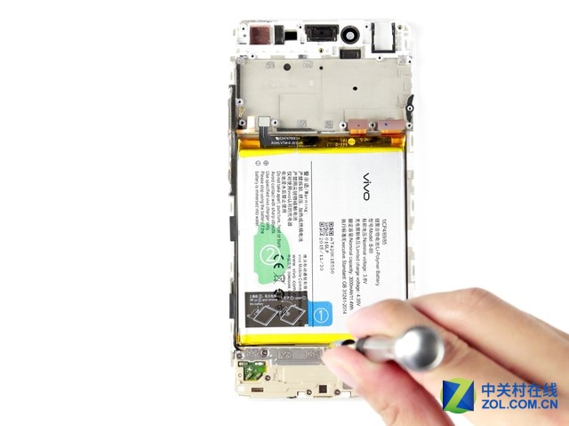 防水防塵性能優異 vivoX6plus拆解圖賞