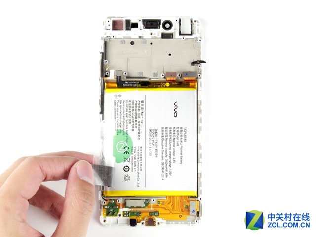 防水防塵性能優異 vivoX6plus拆解圖賞