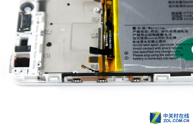 防水防塵性能優異 vivoX6plus拆解圖賞