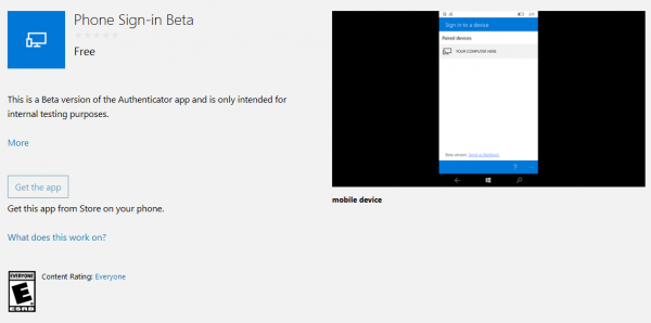微軟開發新應用 通過藍牙用手機解鎖PC