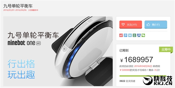 999元！小米全新九號眾籌破新紀錄：太快了