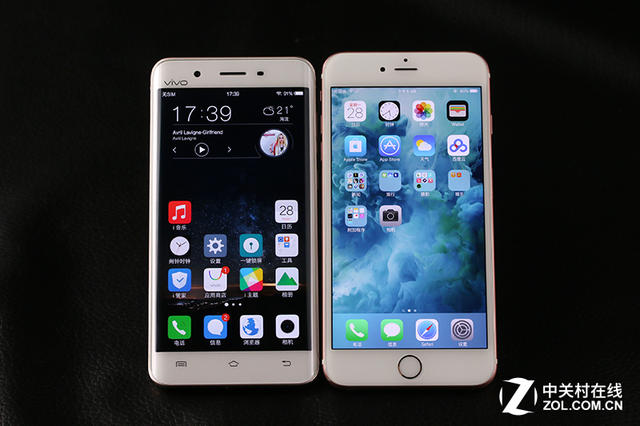 尖Phone:vivo Xplay5對比蘋果6s Plus 