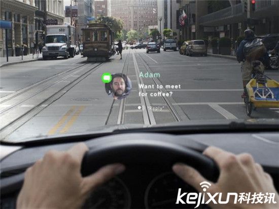 汽車擋風玻璃成精啦：一秒變身顯示屏太拉風了！