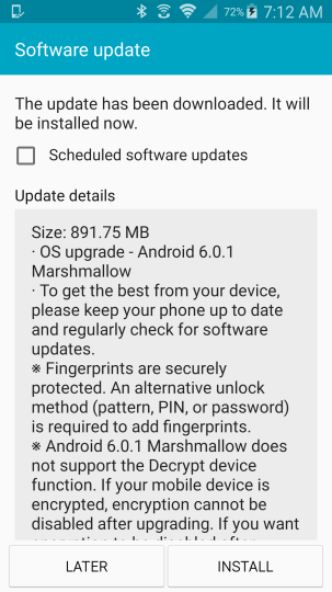扎堆吃"棉花糖" 三星Galaxy S5升安卓6.0