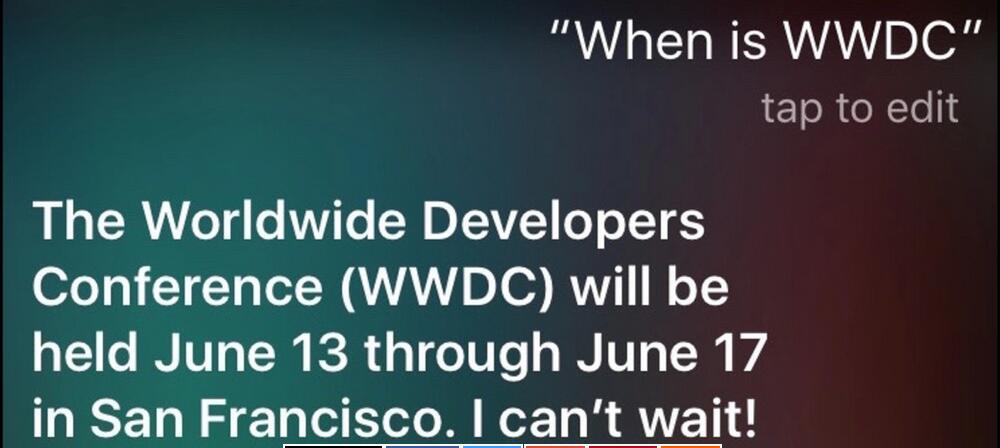 蘋果WWDC大會 Siri 蘋果WWDC大會時間 蘋果WWDC大會地址
