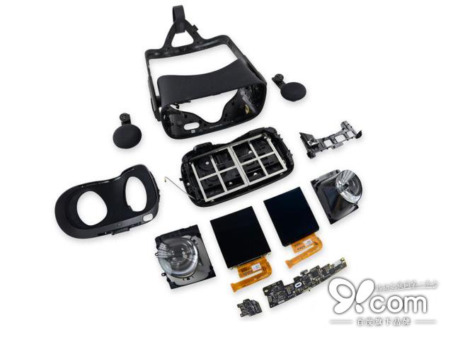 設(shè)計(jì)精美且方便維修 Oculus VR頭顯拆解