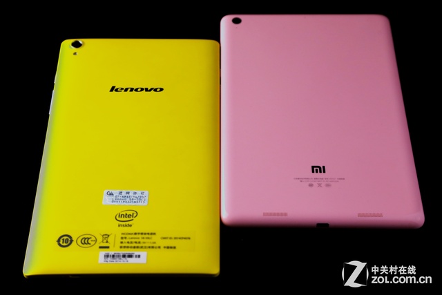 聯(lián)想S8對比小米Pad