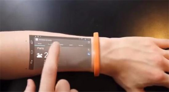 Apple Watch弱爆了 cicret智能手環駕到