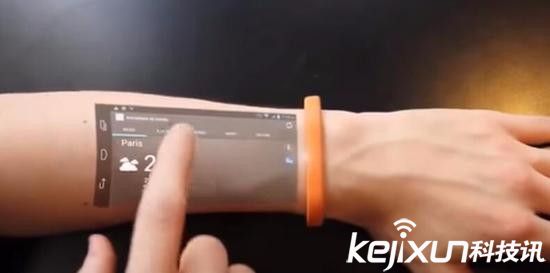 Apple Watch弱爆了 cicret智能手環駕到