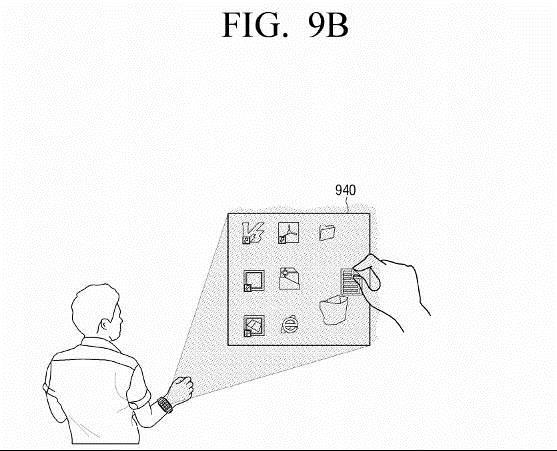 三星智能手表新專利 可在手臂上投影出屏幕