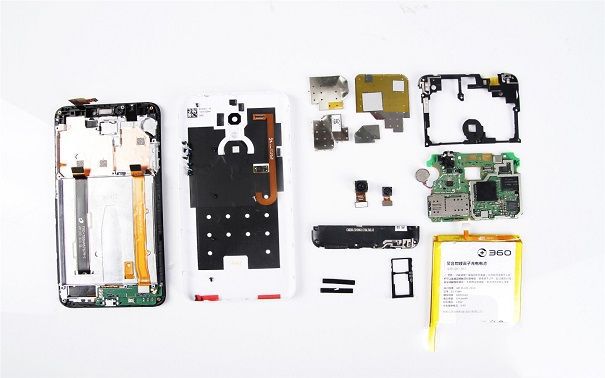 360手機N4做工如何？360手機N4拆機圖解評測