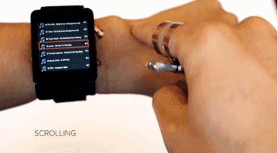 SkinTrack能讓你的手臂變成智能手表觸摸屏