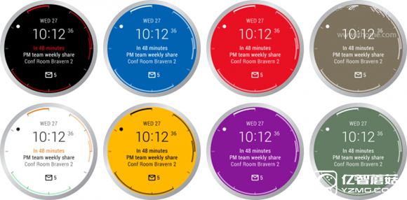 多彩設計:微軟為<a href=/mobile/android/ target=_blank class=infotextkey>安卓</a>智能手表推出Outlook表盤