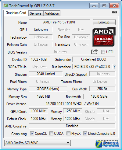 專注虛擬環境 AMD FirePro S7150評測 