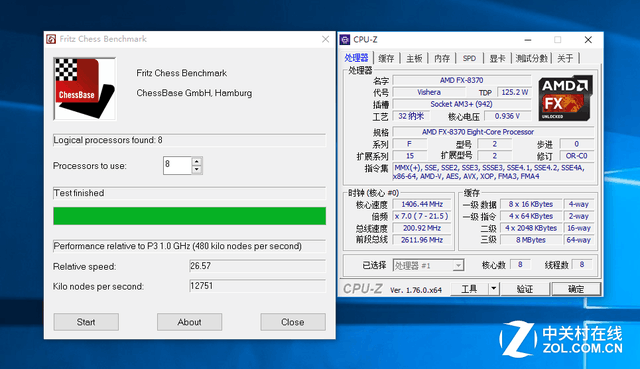 標(biāo)配幽靈散熱器 AMD FX-8370對比測試 
