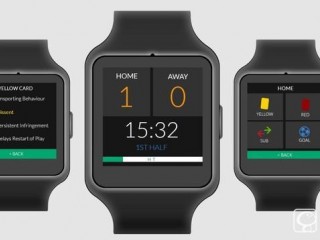 Refsix智能手表和配套的應用程序：專為足球裁判設計