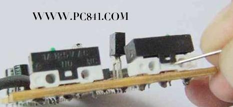 鼠標微動開關拆解全過程