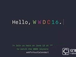 iOS10領銜四大系統更新 WWDC 2016一張圖看懂一切