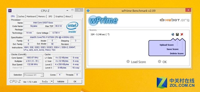 Skylake水冷超頻測試 