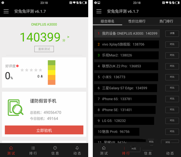 一加手機(jī)3和ZUK Z2 Pro哪個(gè)好 ZUK Z2 Pro與一加3區(qū)別對(duì)比