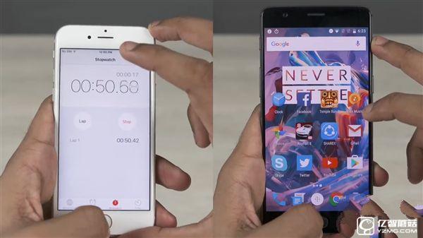 一加3對(duì)比iPhone 6S速度測(cè)試:遺憾落敗