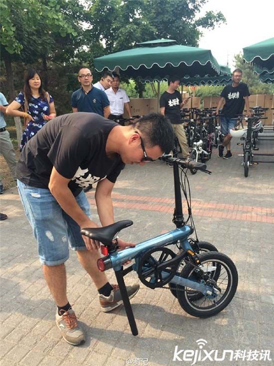 小米智能自行車實(shí)拍 小米自行車到底有多大?