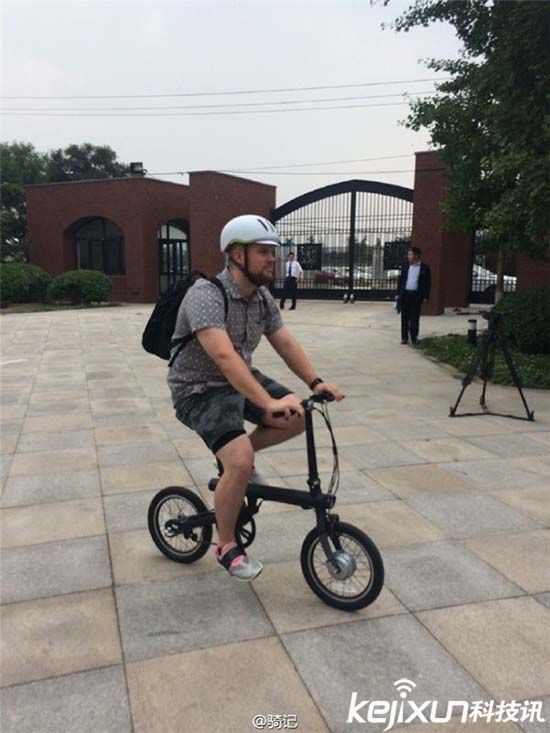 小米智能自行車實拍 小米自行車到底有多大？