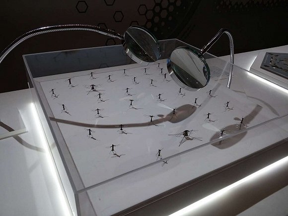 達沃斯探索區展示了多款機器人