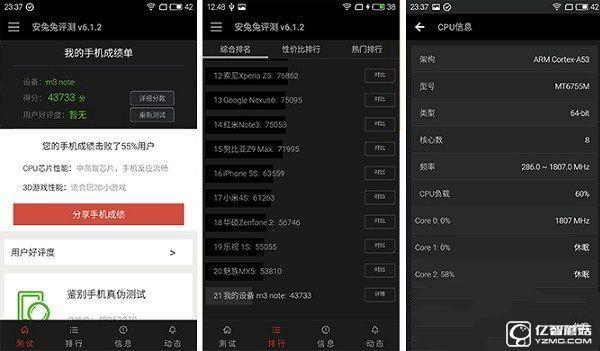 紅米3S和魅藍(lán)note3性能哪個(gè)好 屏幕與跑分對(duì)比