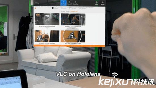 VCL登錄微軟產品 原來HoloLens這么看視頻!